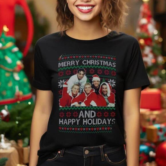 Olin
D Other - NSYNC Christmas Holiday Boy Band Fan T-Shirt